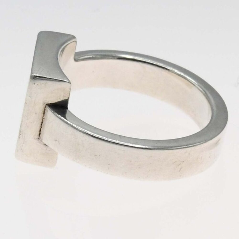 Gucci Ring Square Plate 8 Approx 7.5 925 Silver Approx 6.1 g Accessories - Picture 2 of 6